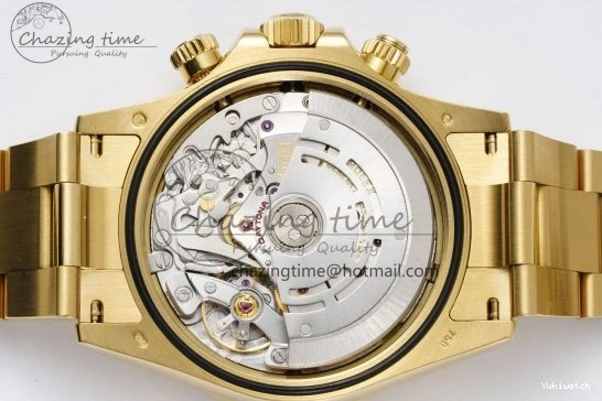 1:1 BTF Best SA4130 Daytona Black YG Bracelet Edition on 116508 YG Dial 0109